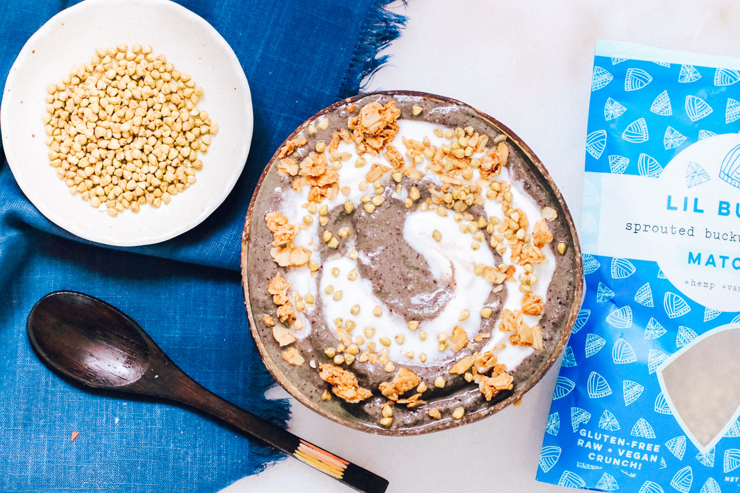 Blueberry Strawberry Swirl Bowl - Lil Bucks