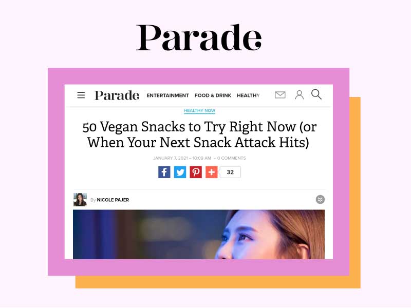 Parade: 50 Vegan Snacks to Try Right Now - #20!