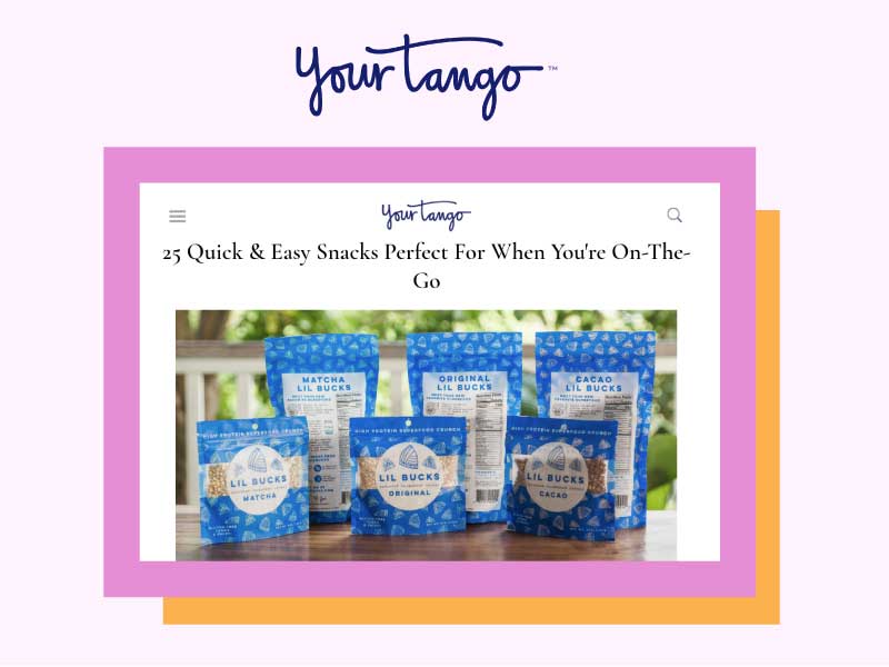 Your Tango: 25 Quick & Easy Snacks Perfect For When You're On-The-Go