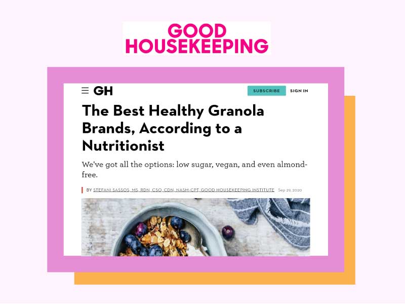 Good Housekeeping: Top 15 Healthy Granola Brands
