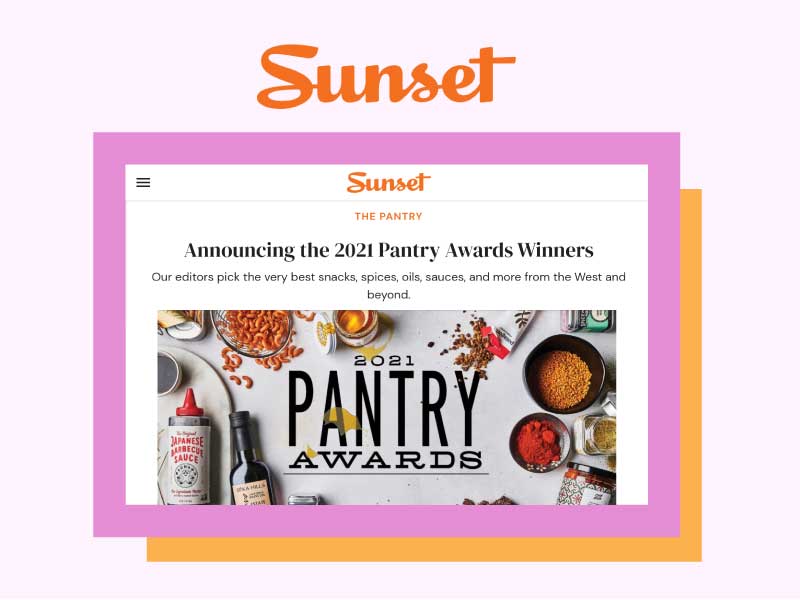 Sunset: 2021 Pantry Awards