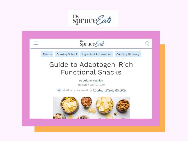 The Spruce Eats: Guide to Adaptogen-Rich Functional Snacks