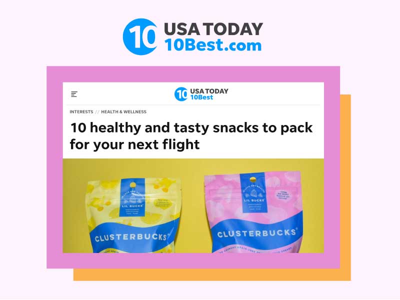 10 healthy and tasty snacks to pack for your next flight - Lil Bucks