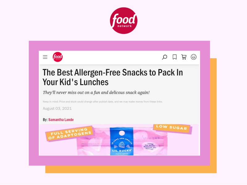Food Network: The Best Allergen-Free Snacks to Pack In Your Kid's Lunches