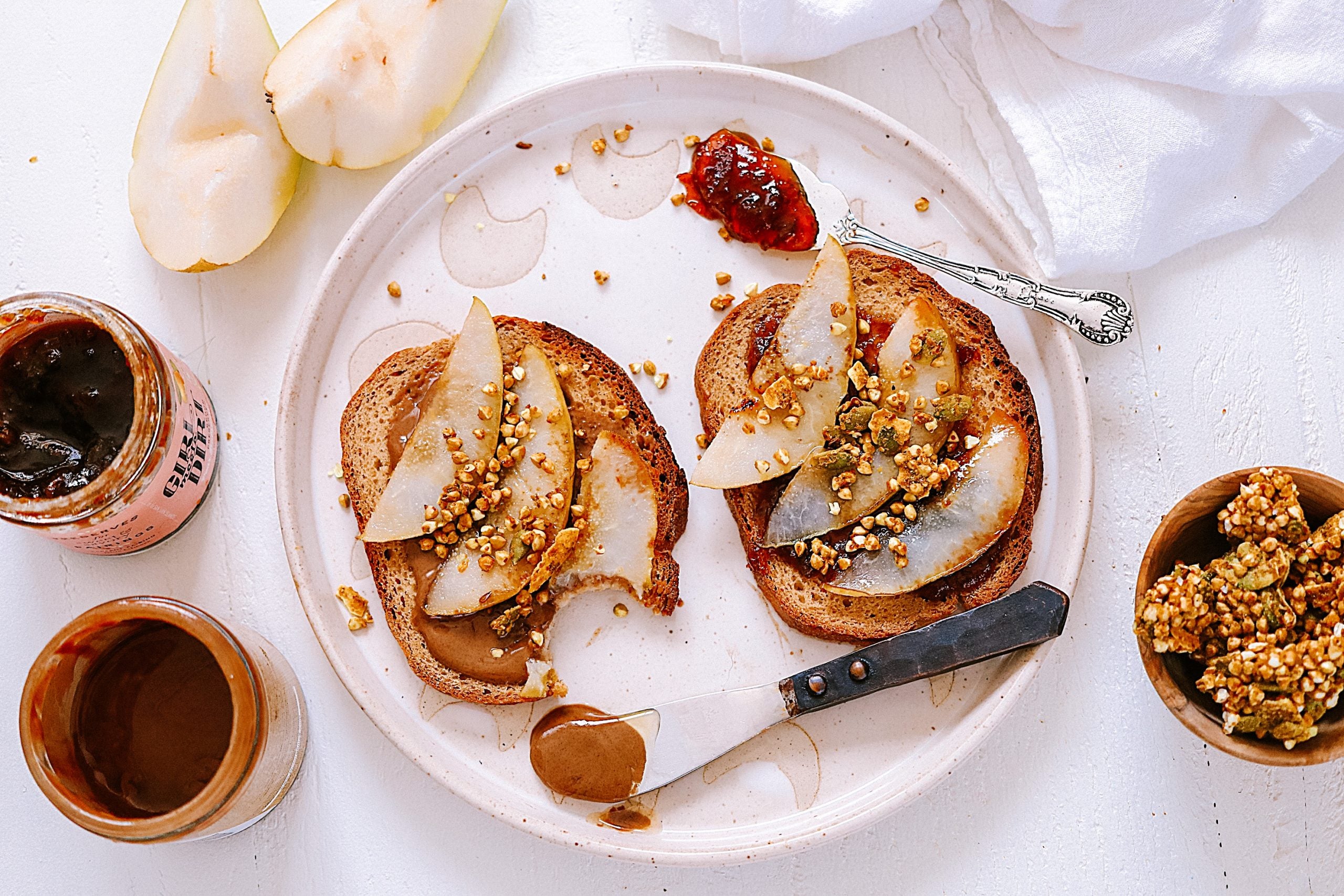 Danielle's Caramelized Pear Toast