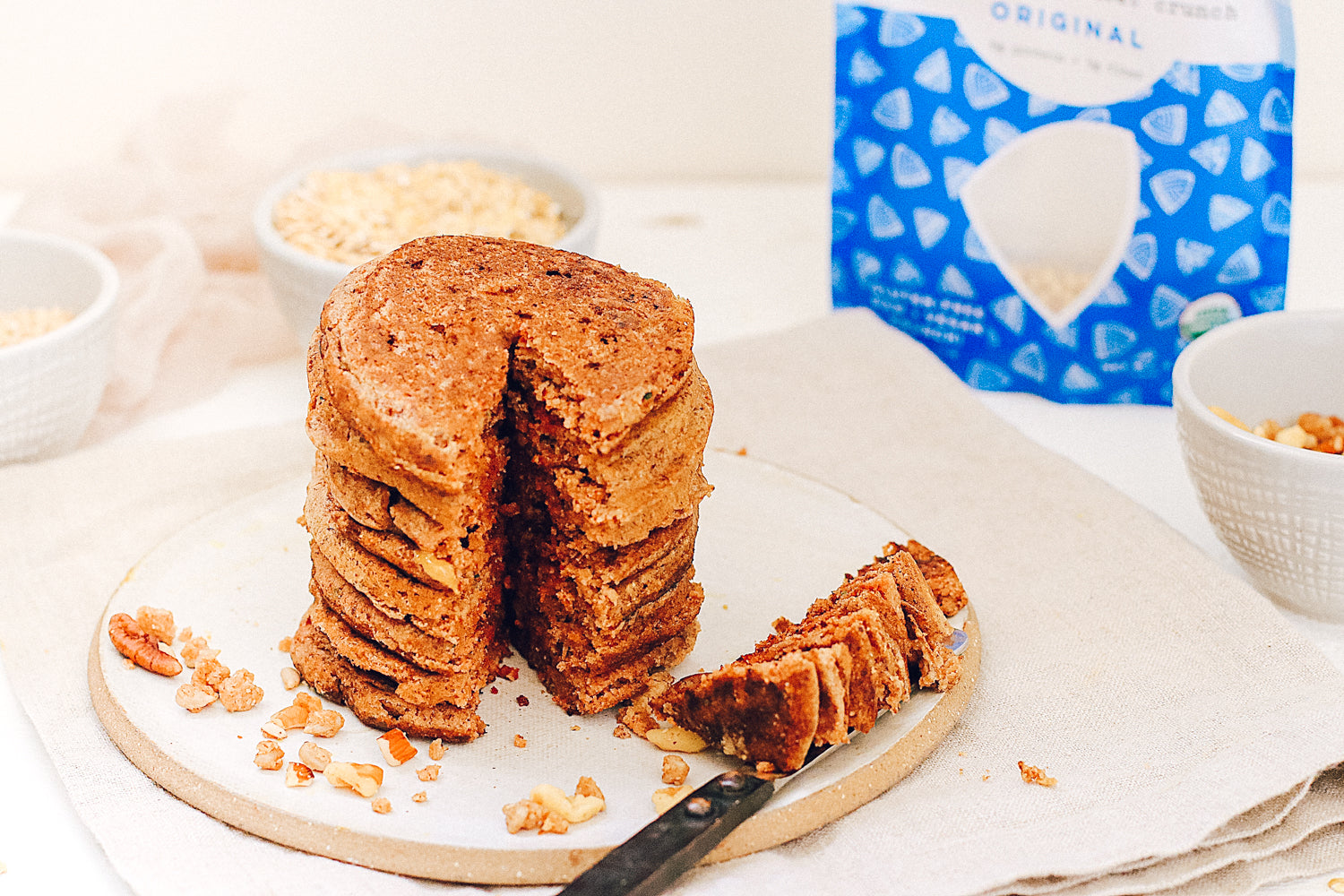 Buckwheat and Oat Pancakes