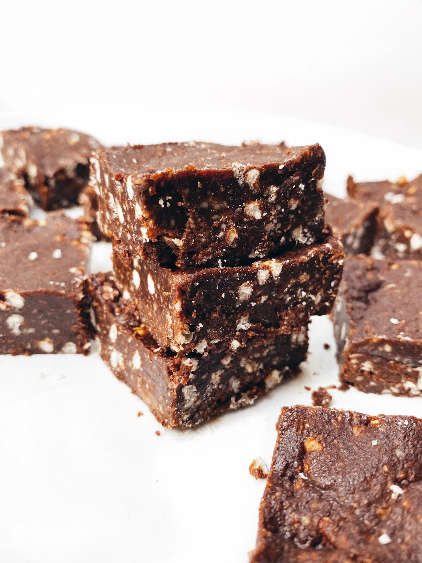 Carob Tahini Fudge Bars