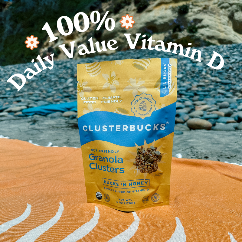 100% Daily Value Vitamin D Bucks 'N Honey Clusterbucks