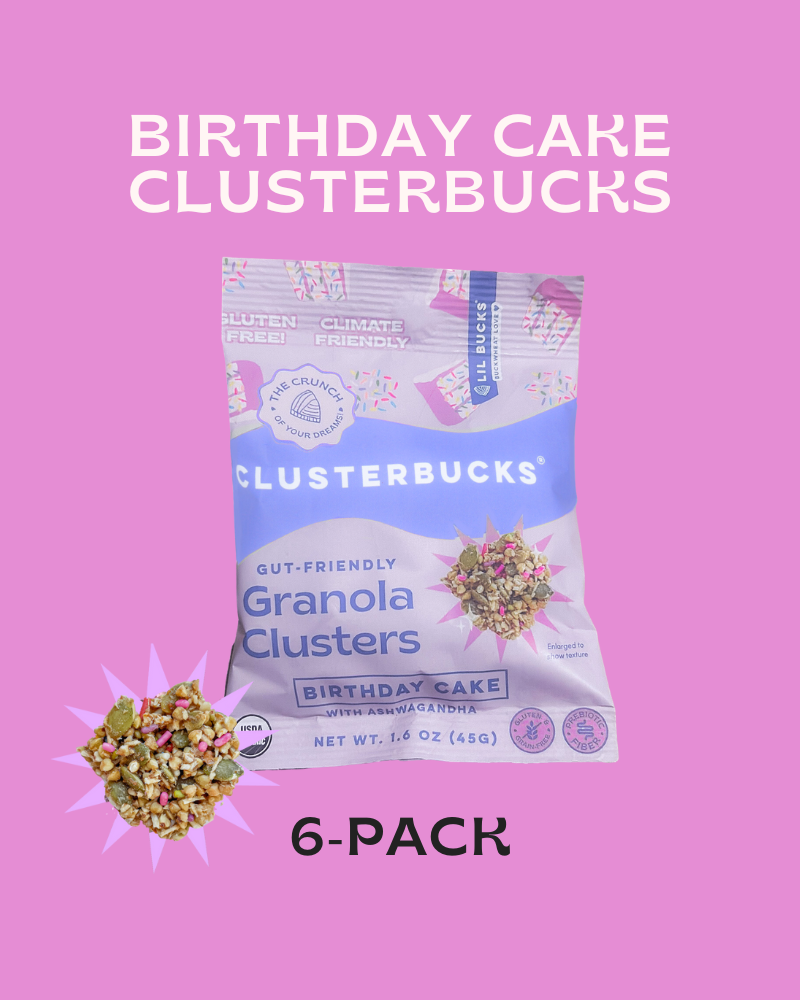 Birthday Cake Clusterbucks - 6-pack