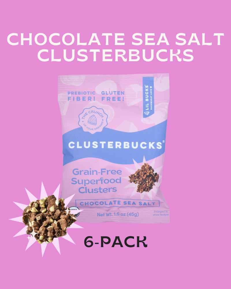 Chocolate Sea Salt Clusterbucks 6-pack