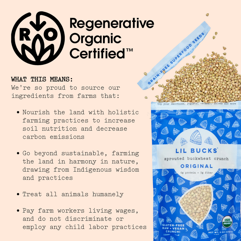 Regenerative Organic Certified Product - Original Lil Bucks