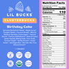 Birthday Cake Clusterbucks Nutrition Facts