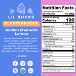 Golden Chai with Lemon 6 oz bag nutrition facts