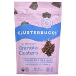 chocolate sea salt clusterbucks sprouted buckwheat granola clusters