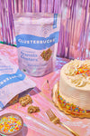Birthday Cake Clusterbucks with Birtheday Cake and Sprinkles
