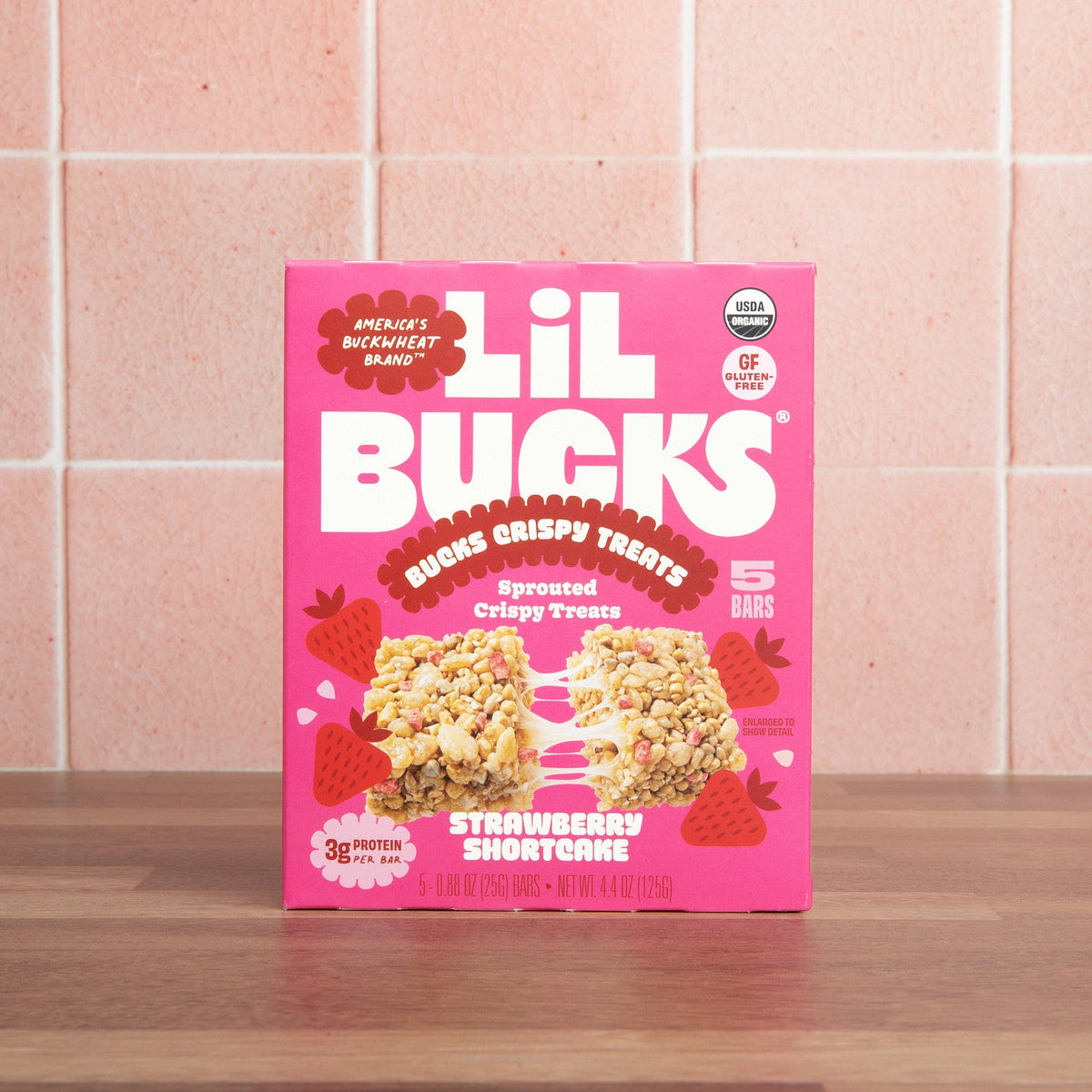Strawberry Shortcake Crispy Treat