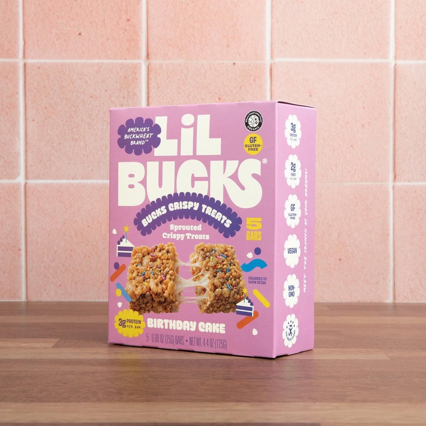 Birthday Cake Bucks Crispy Treat