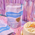 Birthday Cake Celebration with Birthday Cake Clusterbucks