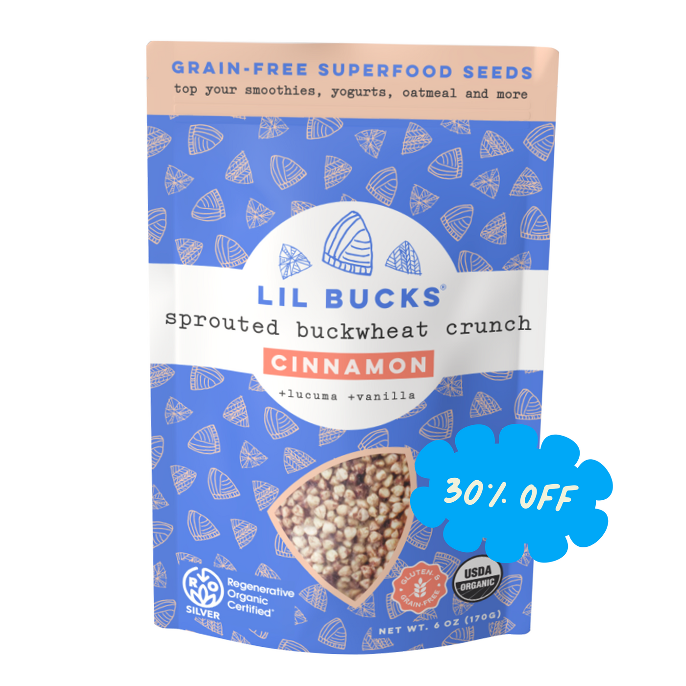 LiL Bucks Cinnamon Old Packaging