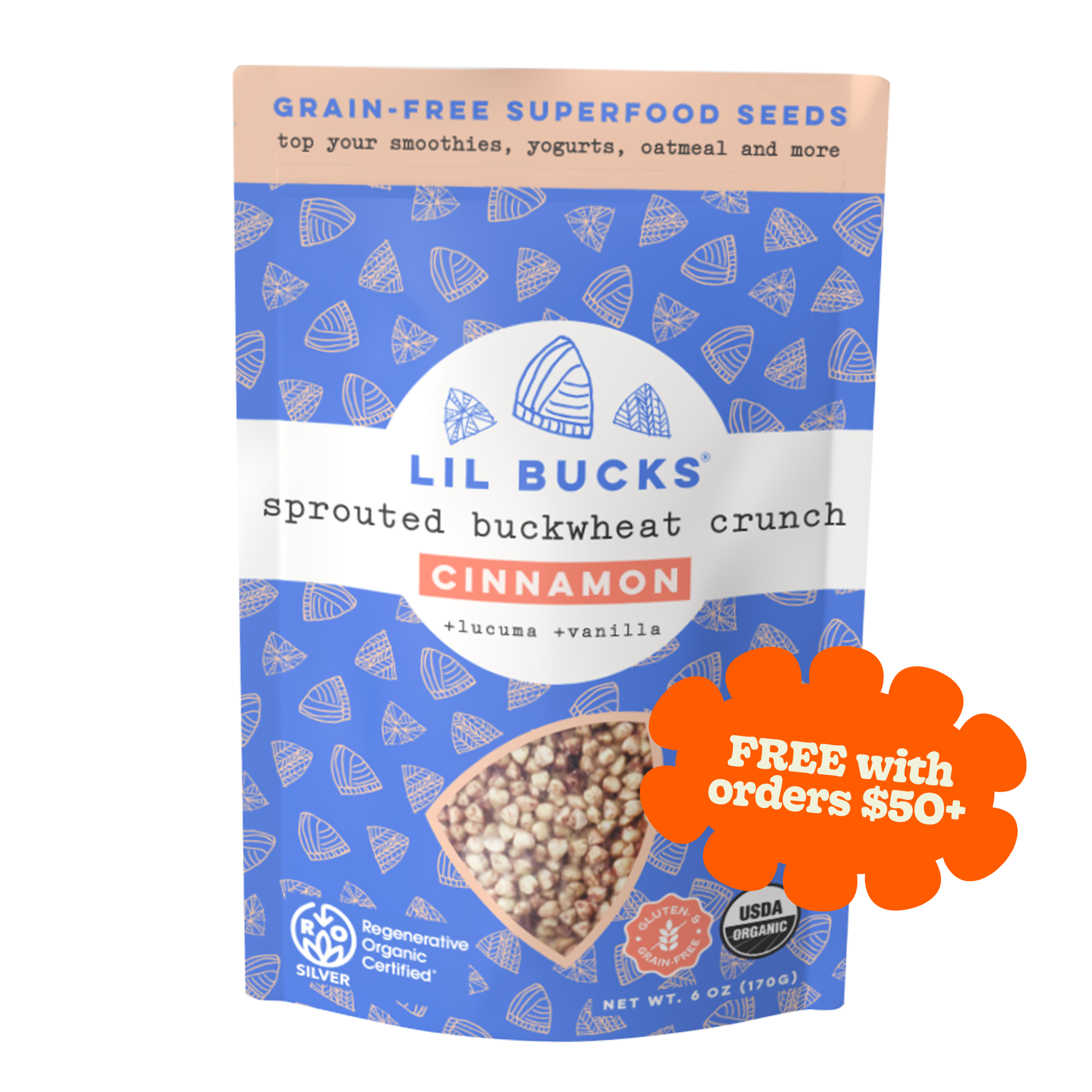 LiL Bucks Cinnamon Old Packaging