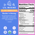 Bucks 'n Honey Clusterbucks 1.6oz SINGLE SERVE! (8 pack)