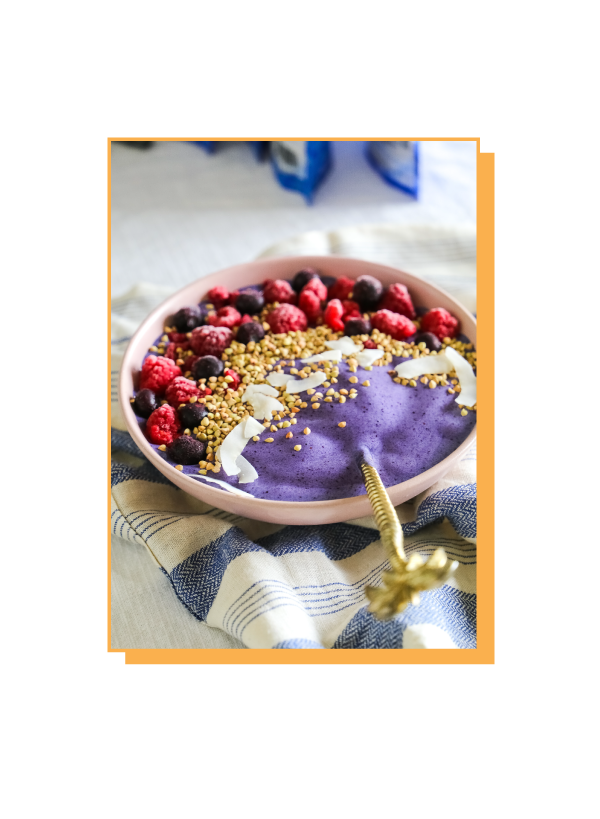 sprouted buckwheat on a smoothie bowl recipe