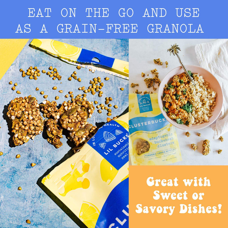 Eat on the go and use as a grain-free granola, great with sweet or savory dishes