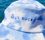 up close shot of lil bucks bucket hat