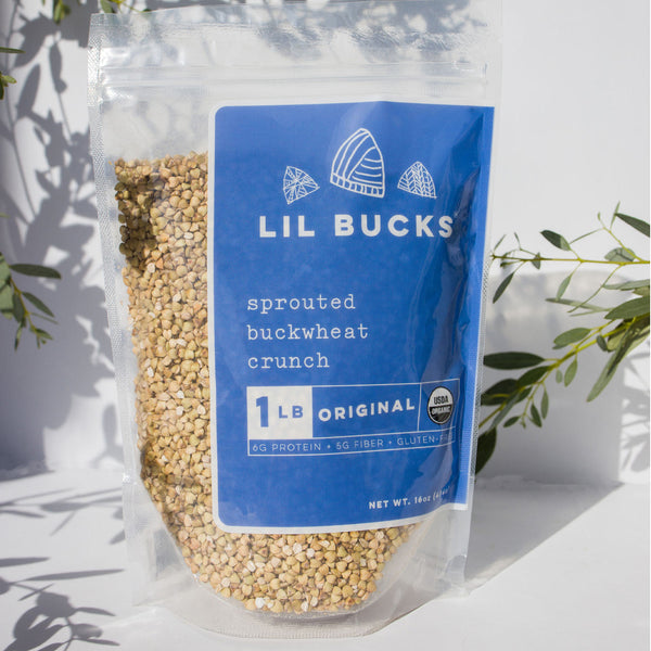 Buckwheat, Unhulled for Sprouting, Organic 1 lb